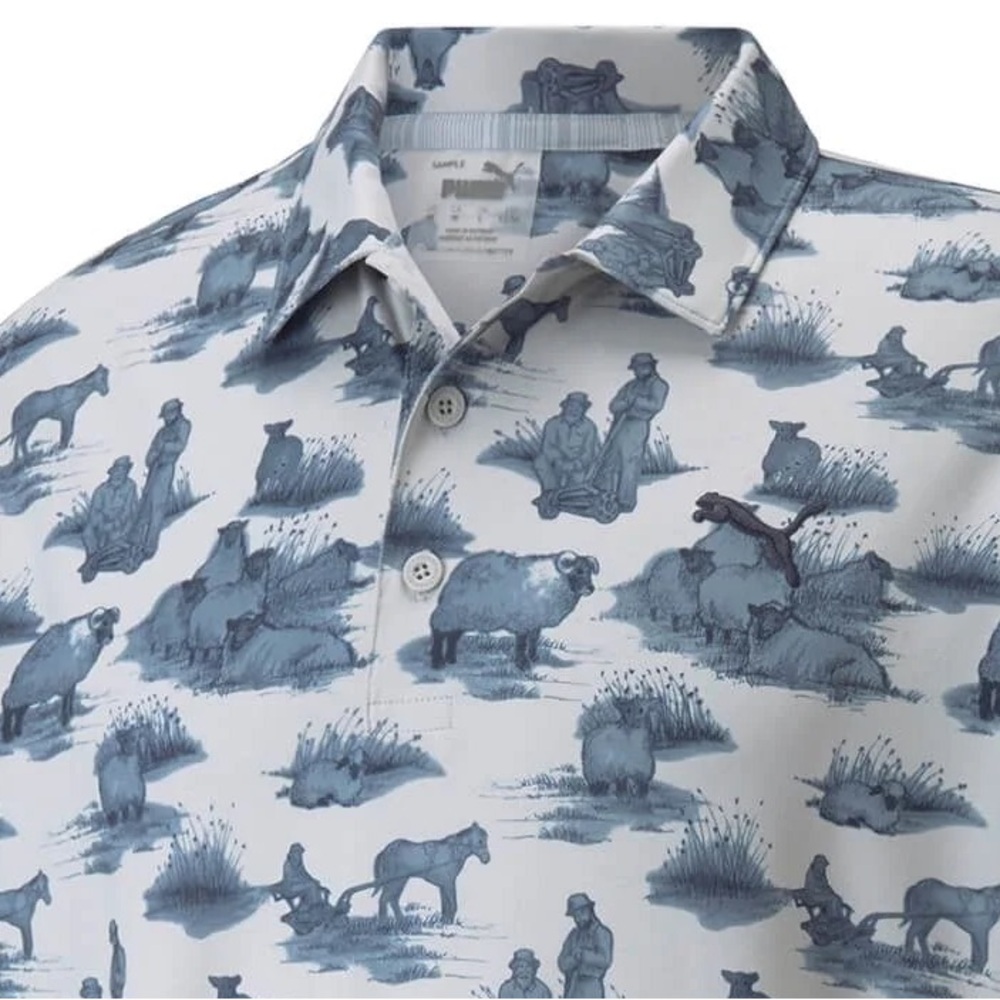 Puma Golf Men's Cloudspun Mowers Polo 532162 02 Navy Size XXL NWT - Picture 12 of 12